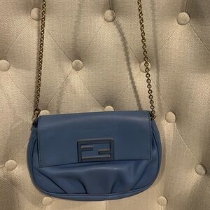 Fendi Soft Leather clutch/crossbody bag .